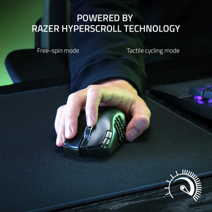 Naga V2 Hyperspeed Wireless Bluetooth Gaming Mouse with AA Battery