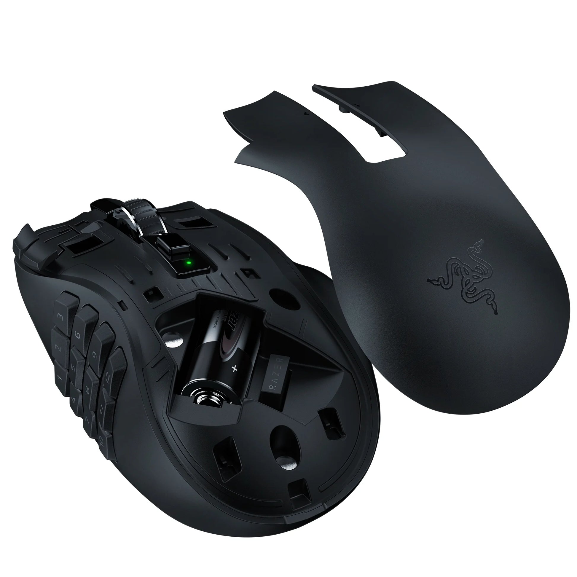 Naga V2 Hyperspeed Wireless Bluetooth Gaming Mouse with AA Battery